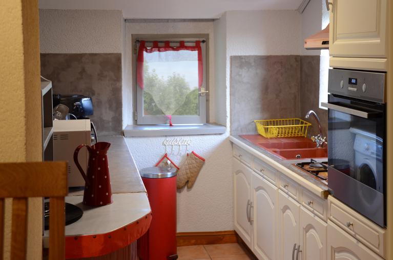 L'espace cuisine du gîte
